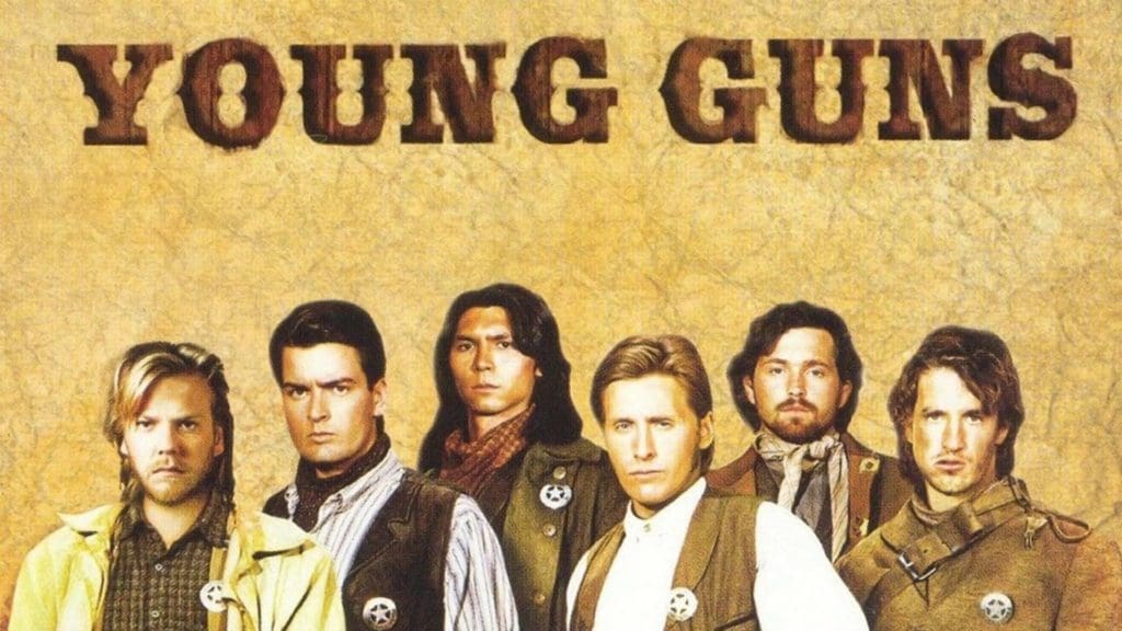 Young Guns Starring Emilio Estevez & Kiefer Sutherland Turns 35